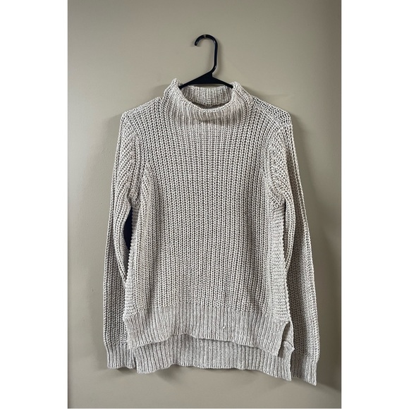 Stela Mock Neck Faux Suede Elbow Patch Pullover - Picture 2 of 4